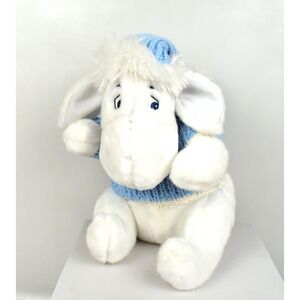 Disney Store Exclusive White Eeyore Winter Snowflake Removable Tail.